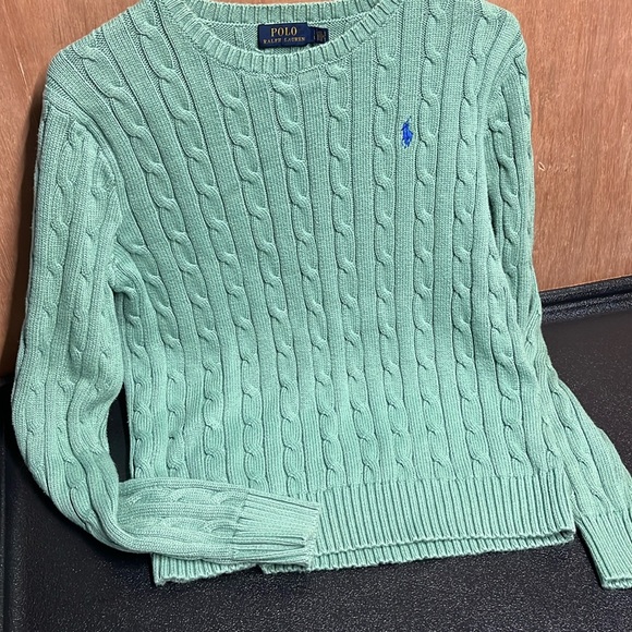 Polo Ralph Lauren Sweaters - Polo by Ralph Lauren soft green round neck sweater